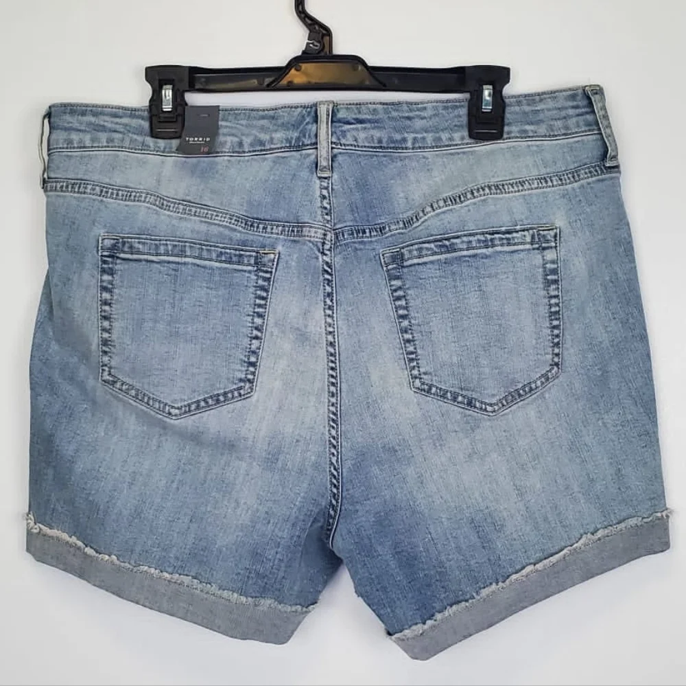 5 INCH VINTAGE STRETCH HIGH-RISE SHORT SIZE 16 WOMEN'S - Picture 4 of 15